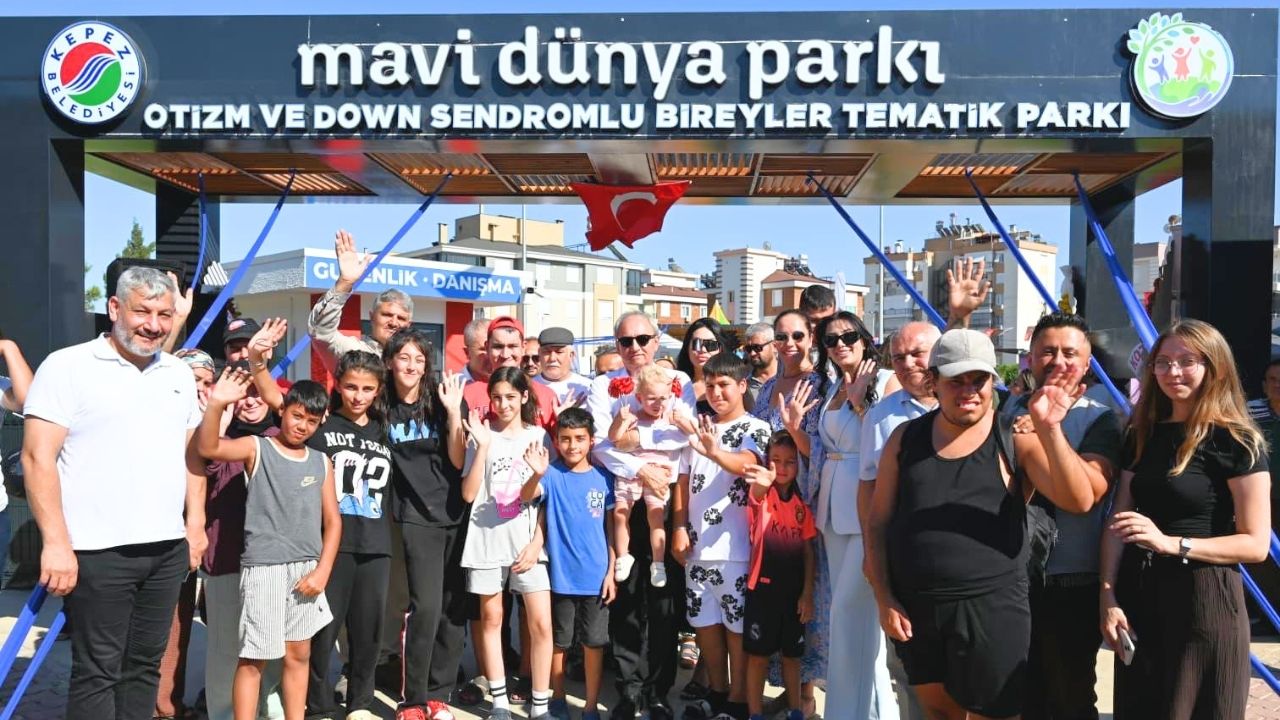 Kepez'den özel çocuklara 'Mavi Dünya Parkı'
