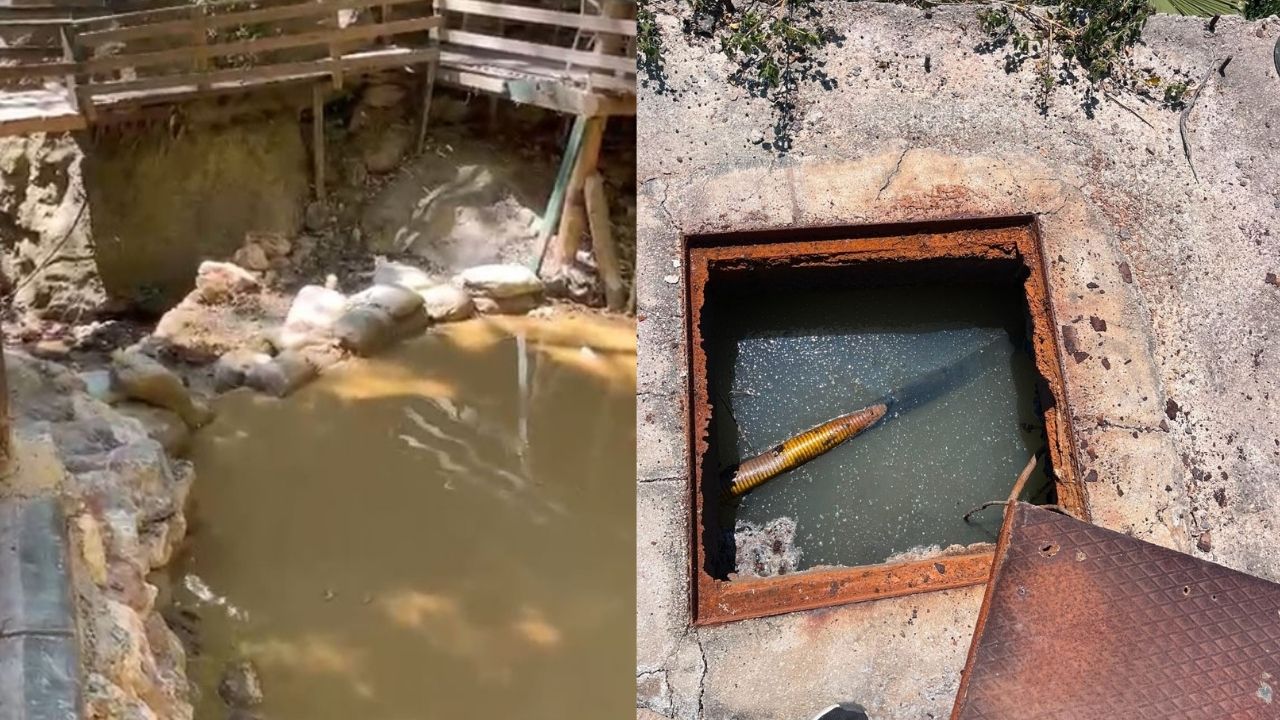 Alanya Hacet Deresi'nde kirli hattı zabıta ortaya çıkardı 