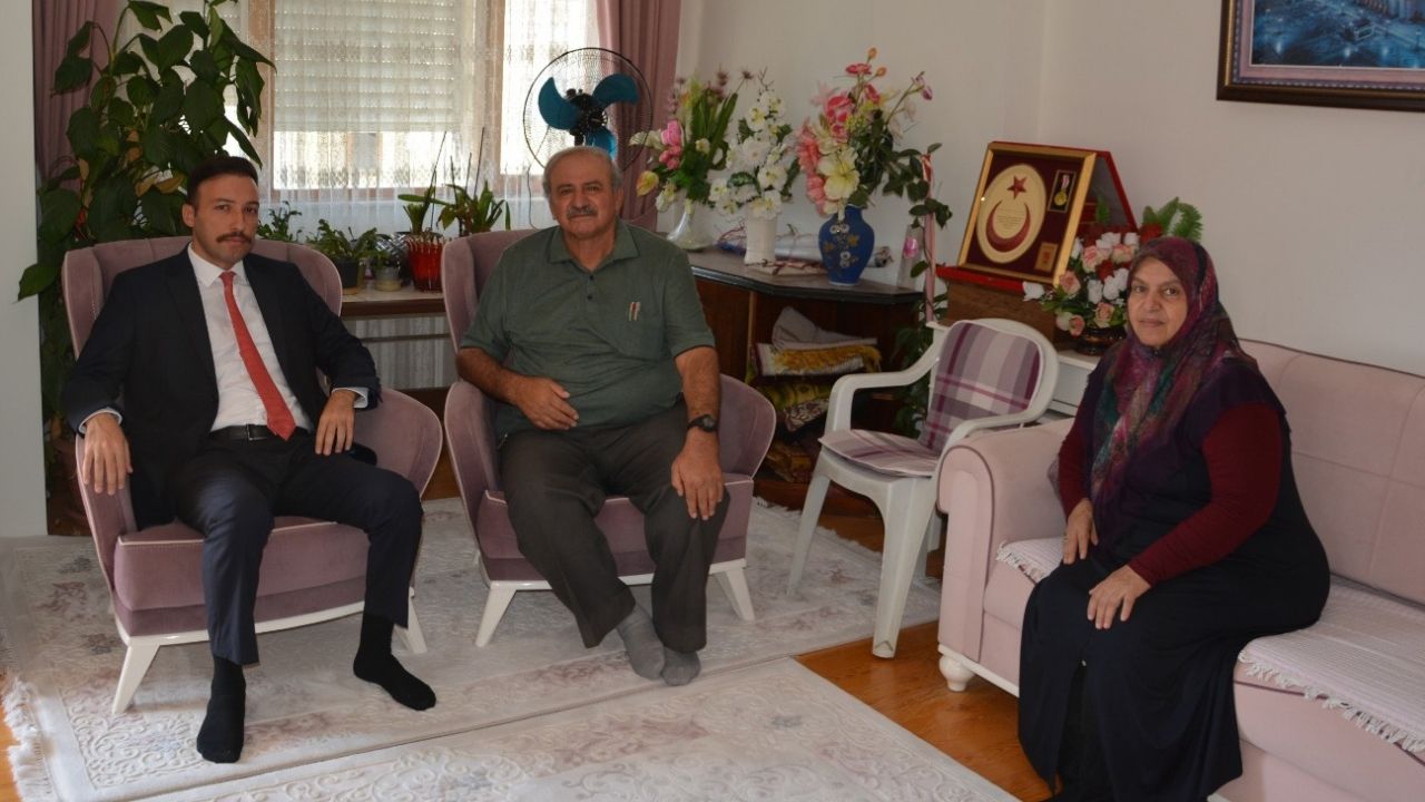 Başsavcıdan şehit ailesine ziyaret