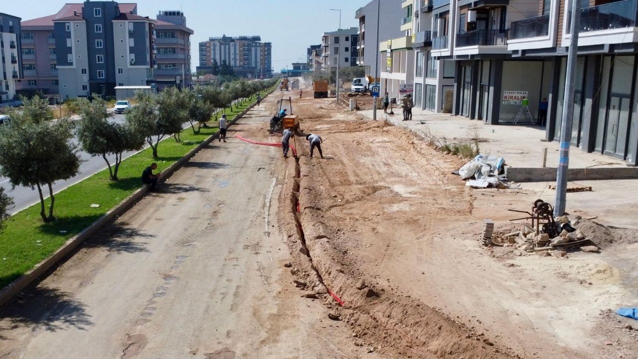 Fevzi Çakmak’ta yol çalışmaları sürüyor