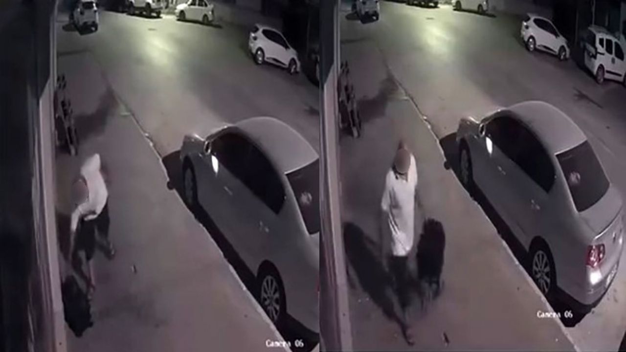 Serik’te kameraya takılan çanta olayı