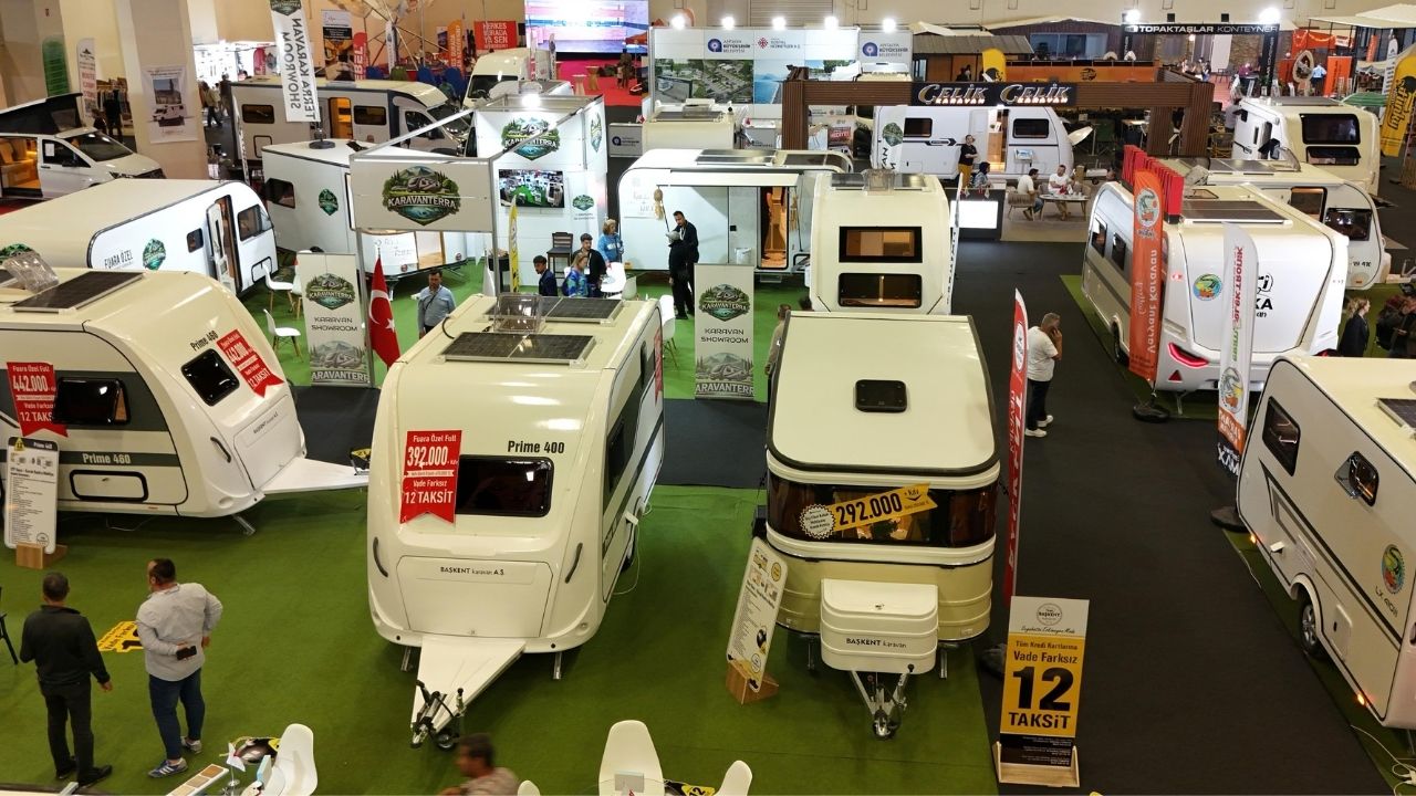 Caravanport Antalya'ya rekor ziyaretçi bekleniyor
