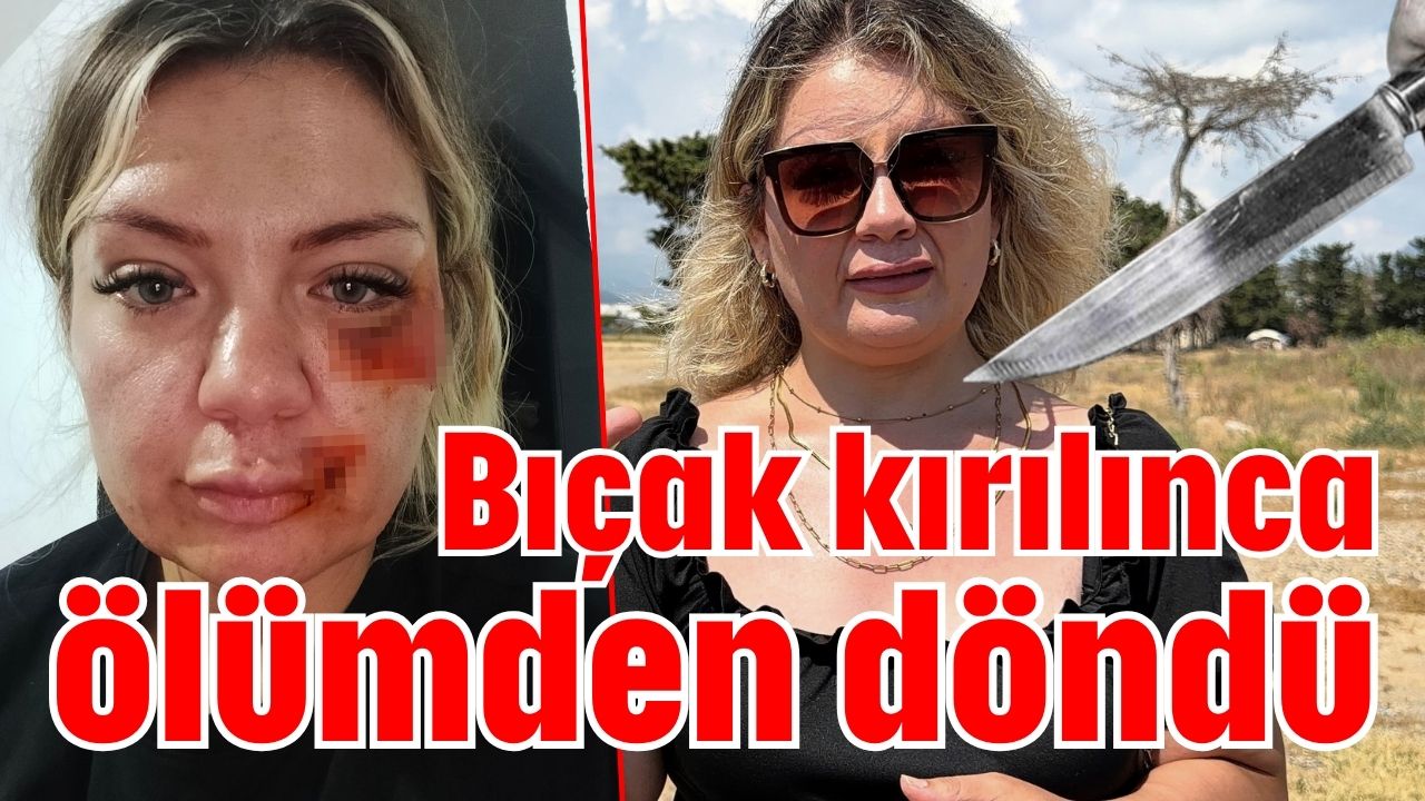 Bıçak kırılınca ölümden döndü 