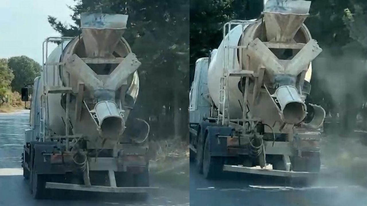 Antalya'da çevreyi kirleten beton mikserine rekor ceza