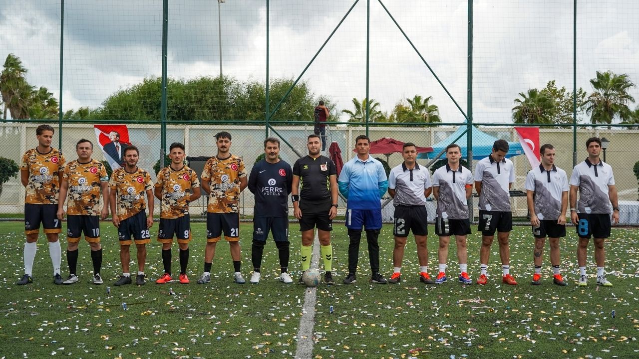 Antalya’da oteller arası futbol şöleni 