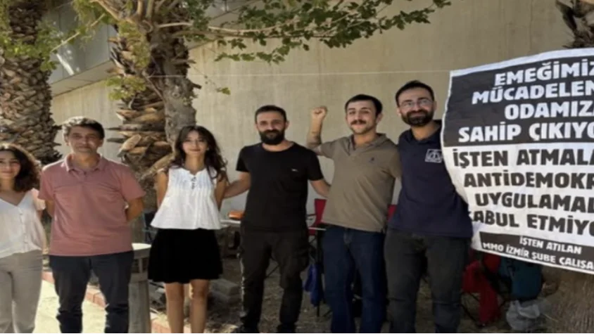 İzmir’de mühendislerin eylemi sürüyor: 12 kişi işten çıkarıldı