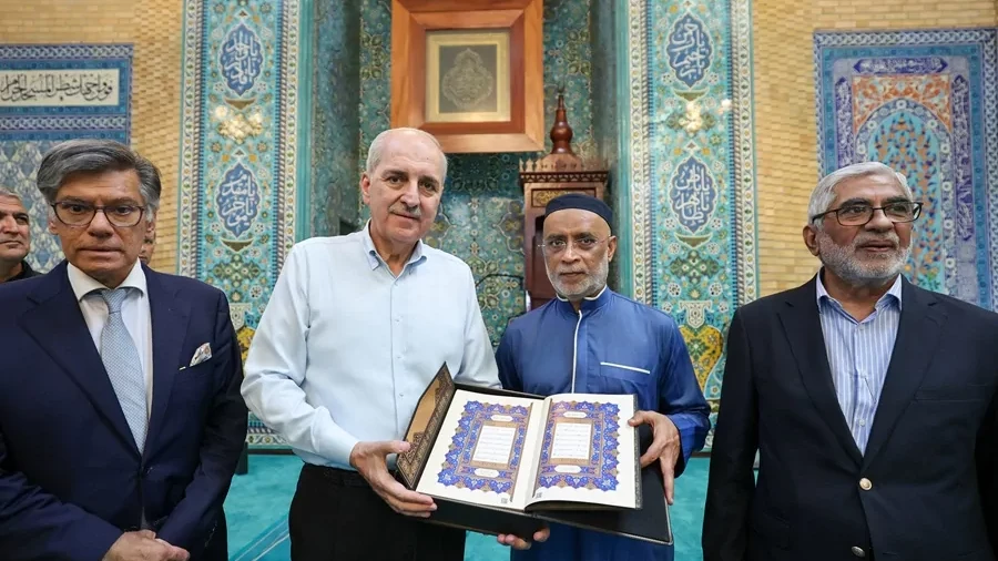 TBMM Başkanı Numan Kurtulmuş Lizbon camisini ziyaret etti