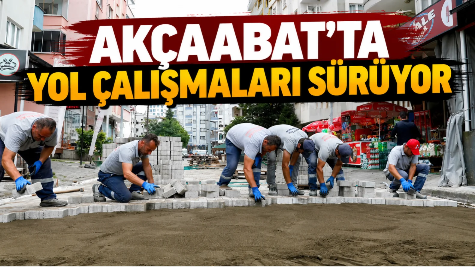 Akçaabat’ta Ulaşımı Rahatlatacak Çalışmalar Sürüyor