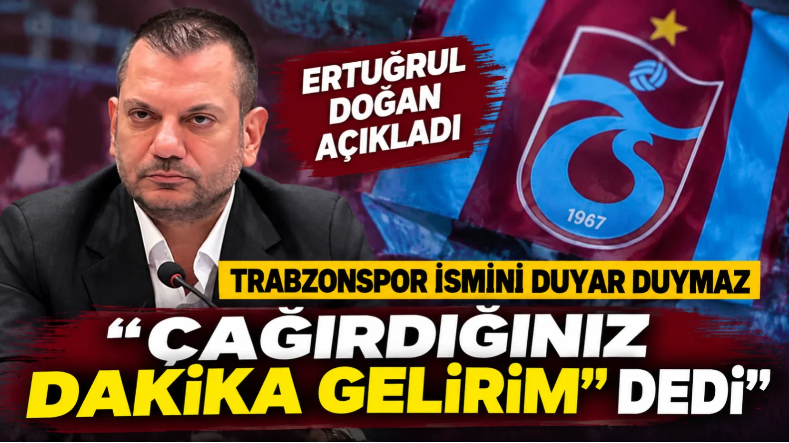Ertuğrul Doğan’dan Thomas Reis ve Galatasaray derbisi açıklaması