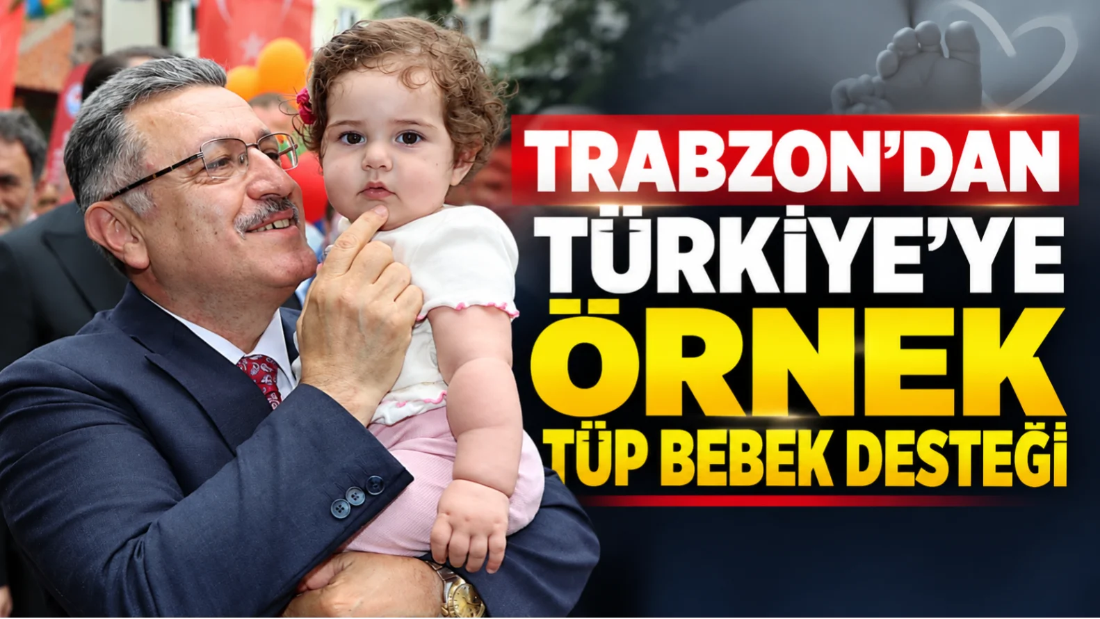 Trabzon Büyükşehir Belediyesi’nin tüp bebek desteği Türkiye’ye örnek oldu