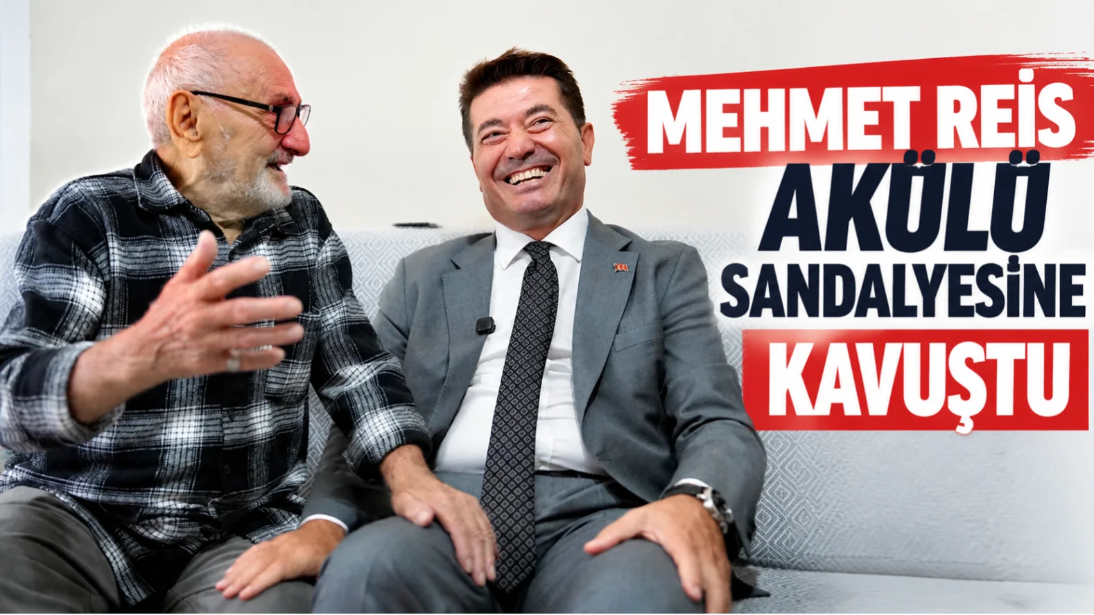 Başkan Ahmet Kaya’dan Mehmet Reis’e Akülü Sandalye Desteği