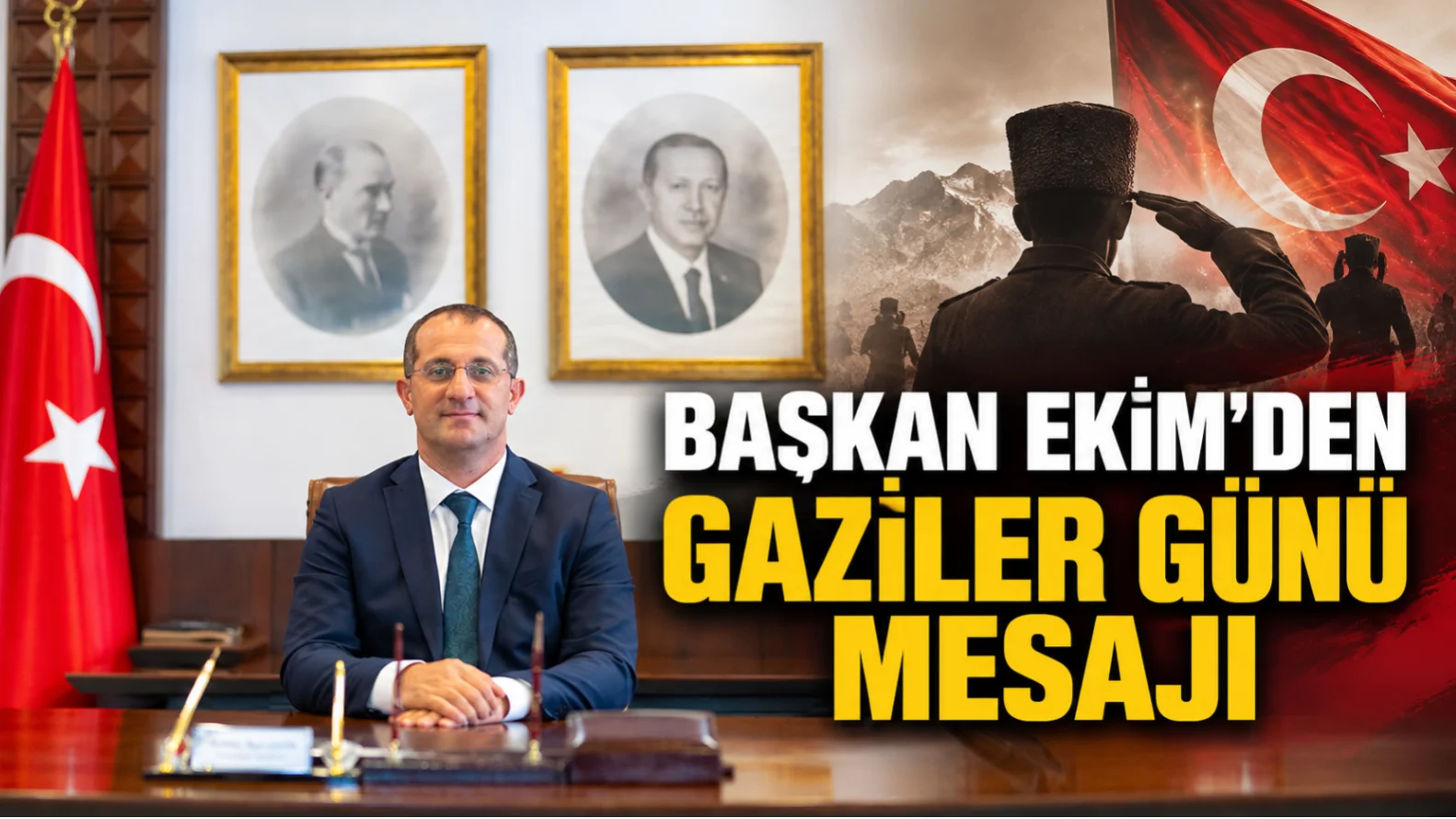 Akçaabat Belediye Başkanı Ekim’den Gaziler Günü mesajı