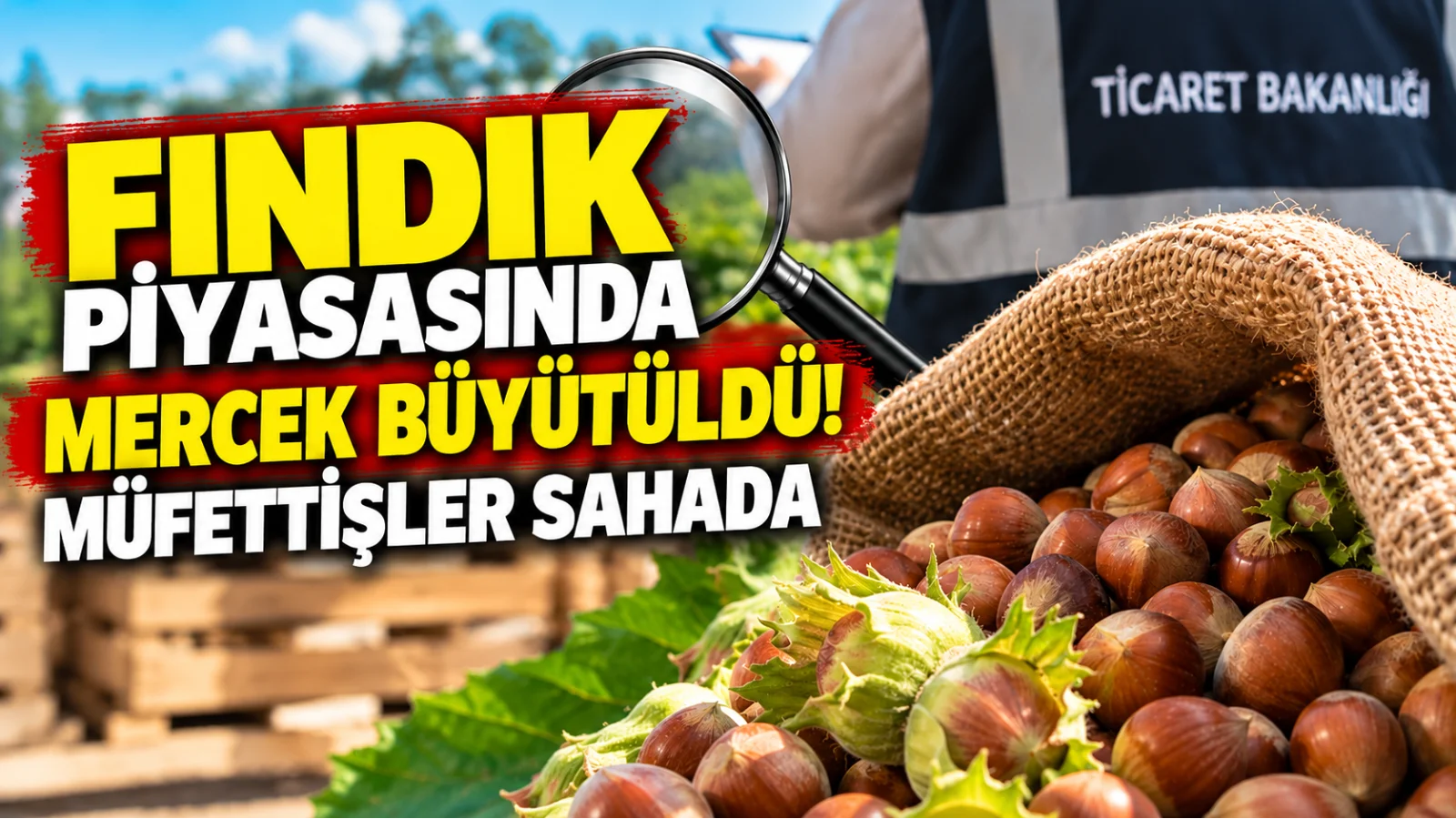 Fındık piyasasında mercek büyütüldü! Müfettişler sahada