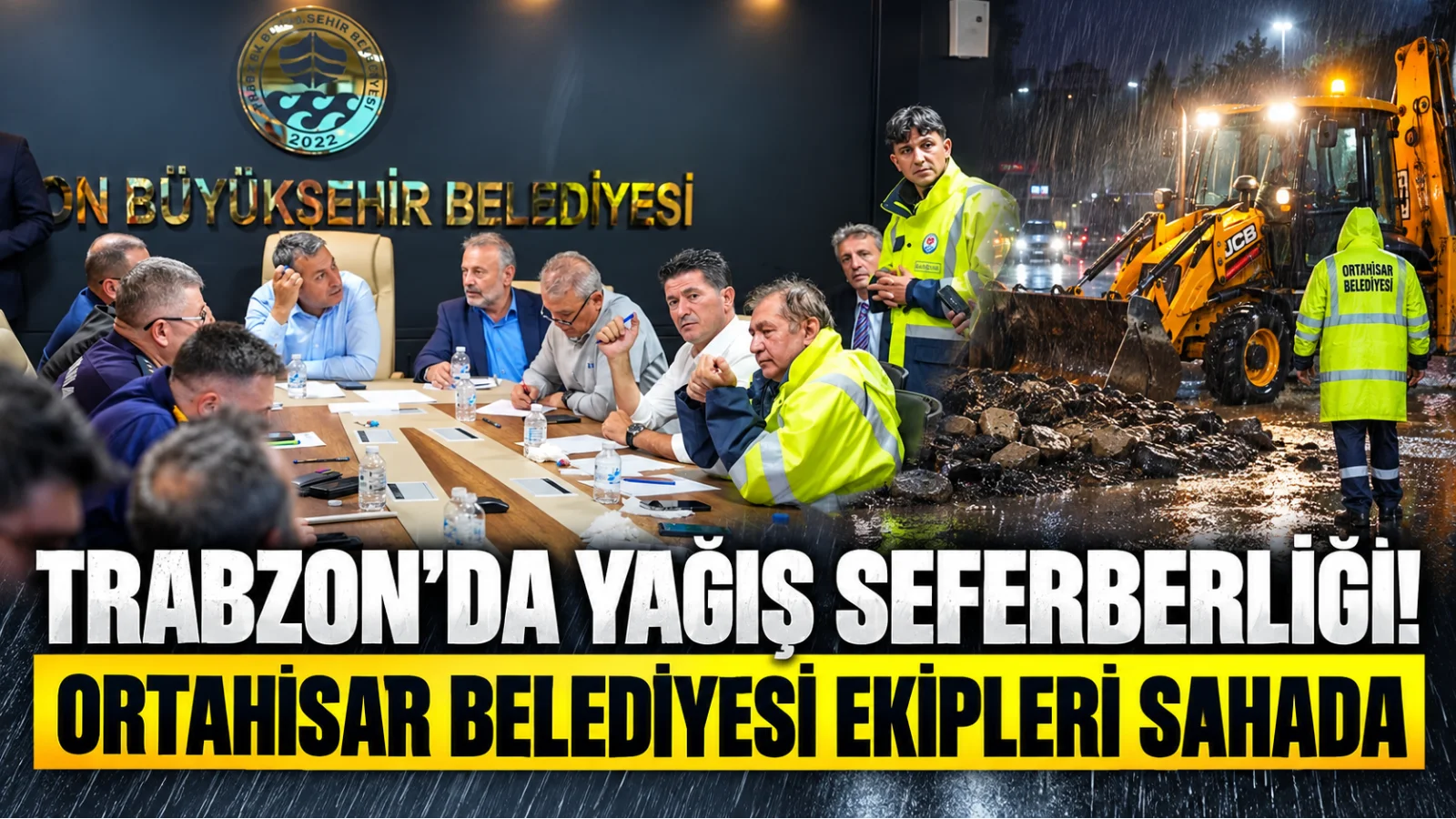 Sağanak Ortahisar’ı Etkiledi: Belediye Ekipleri Seferber Oldu