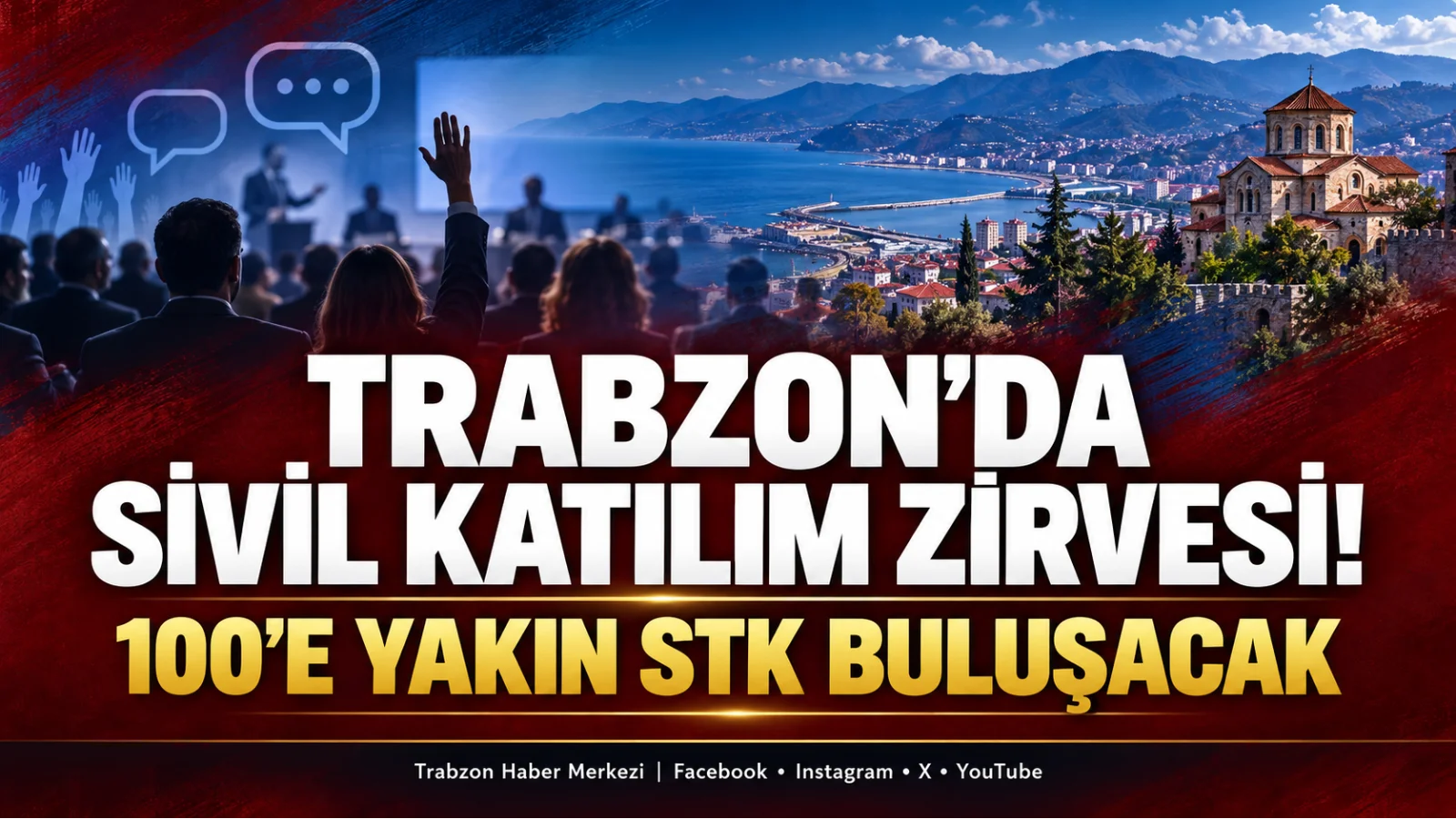 Trabzon’da Sivil Katılım Zirvesi: 100’e Yakın STK Buluşacak