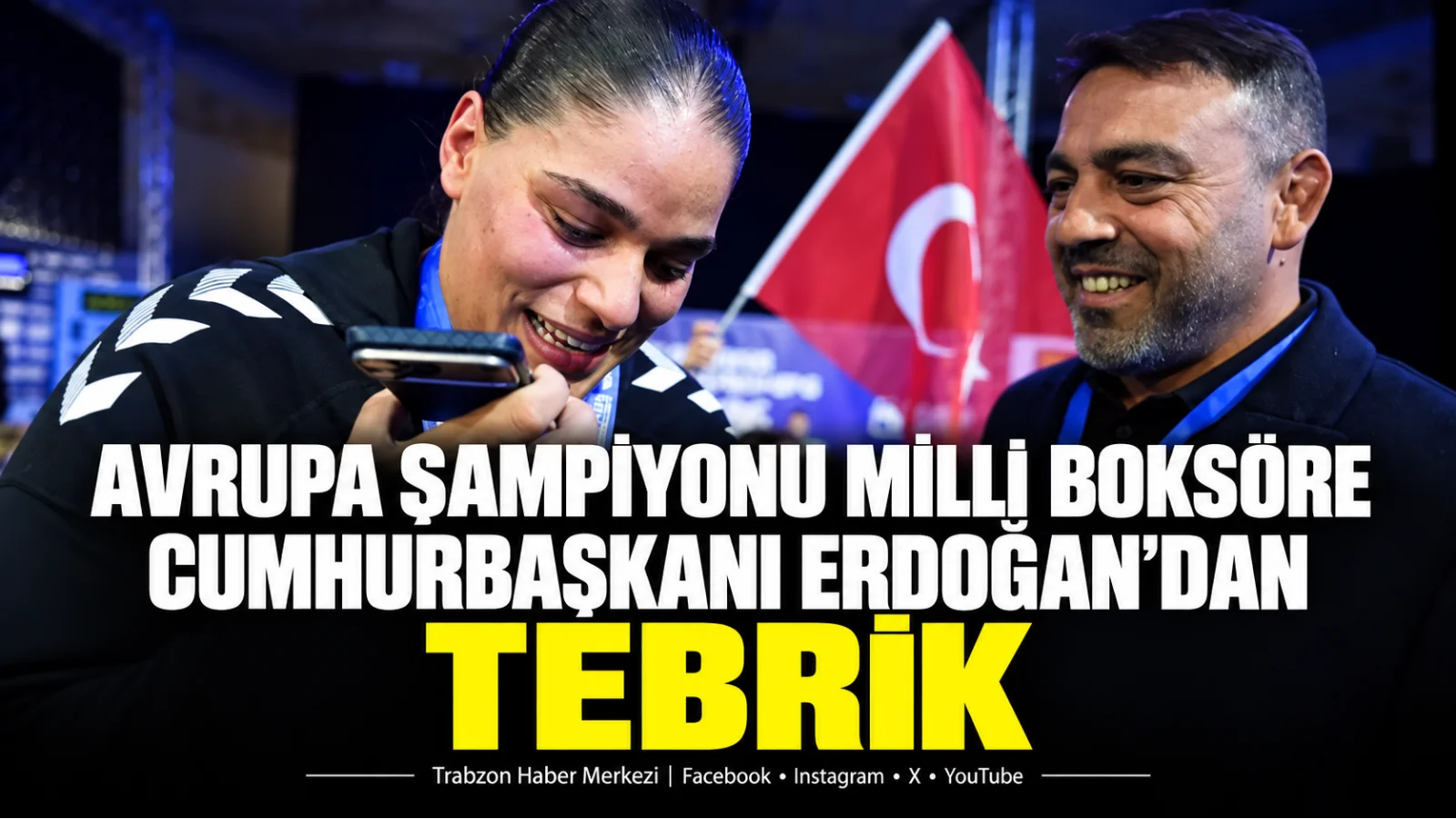 Avrupa şampiyonu milli boksöre Cumhurbaşkanı Erdoğan'dan tebrik