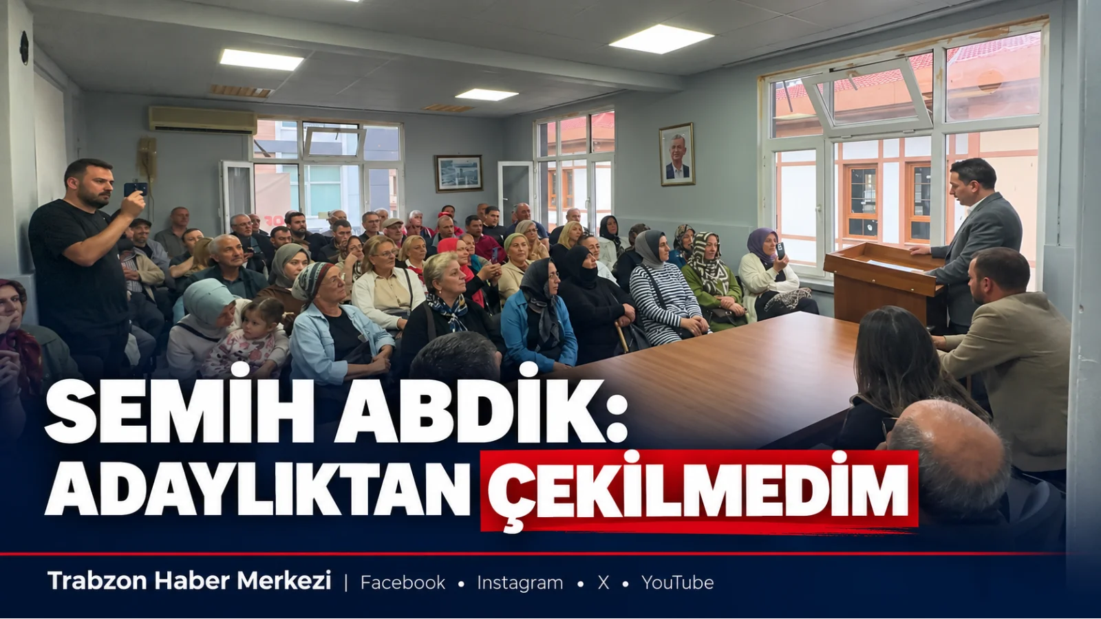 Semih Abdik: Adaylıktan çekilmedim, yoluma devam ediyorum