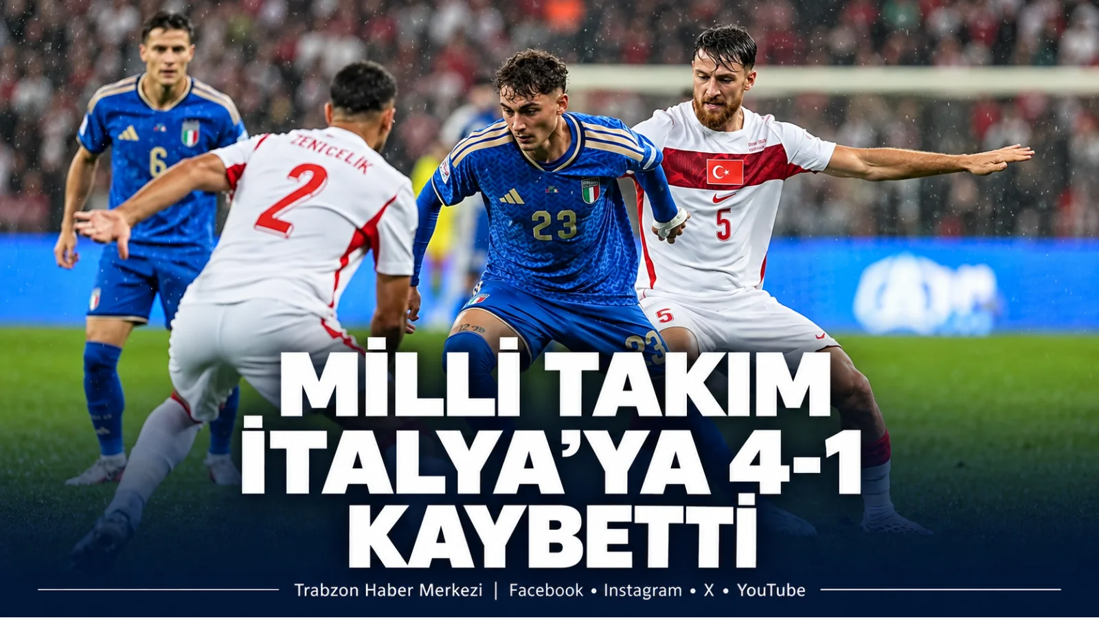 Türkiye, İtalya’ya 4-1 yenildi: Milli Takım puansız kaldı