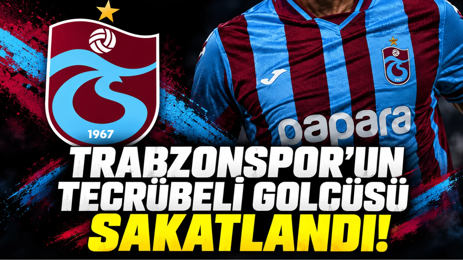Trabzonspor’da golcü futbolcu sakatlandı!