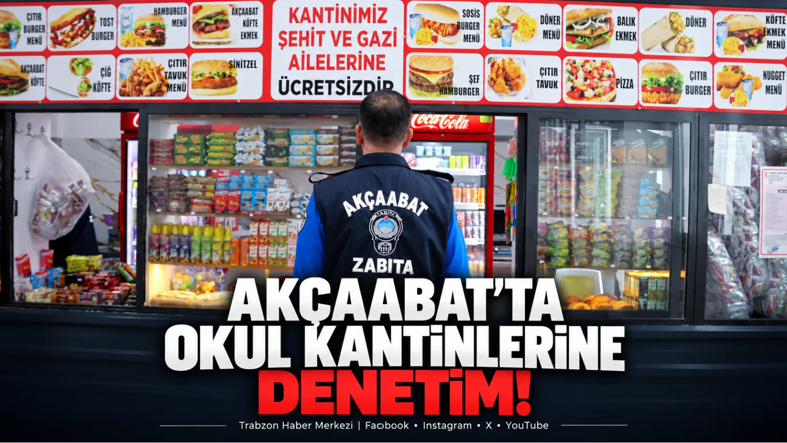 Akçaabat’ta okul kantinlerine denetim: Hijyen ve gıda kontrolü