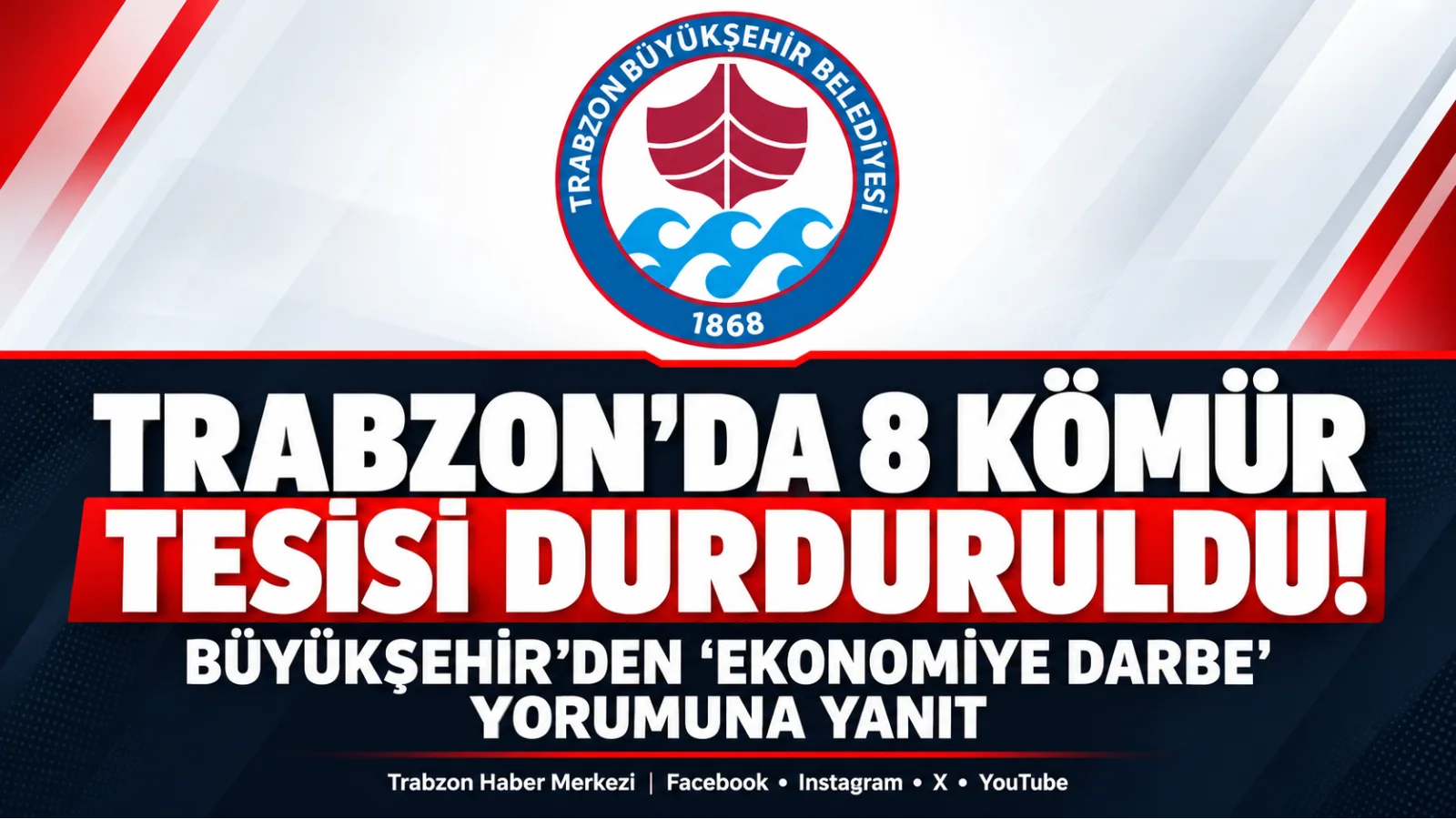 Trabzon’da 8 kömür tesisinin faaliyetleri durduruldu: Büyükşehir’den açıklama