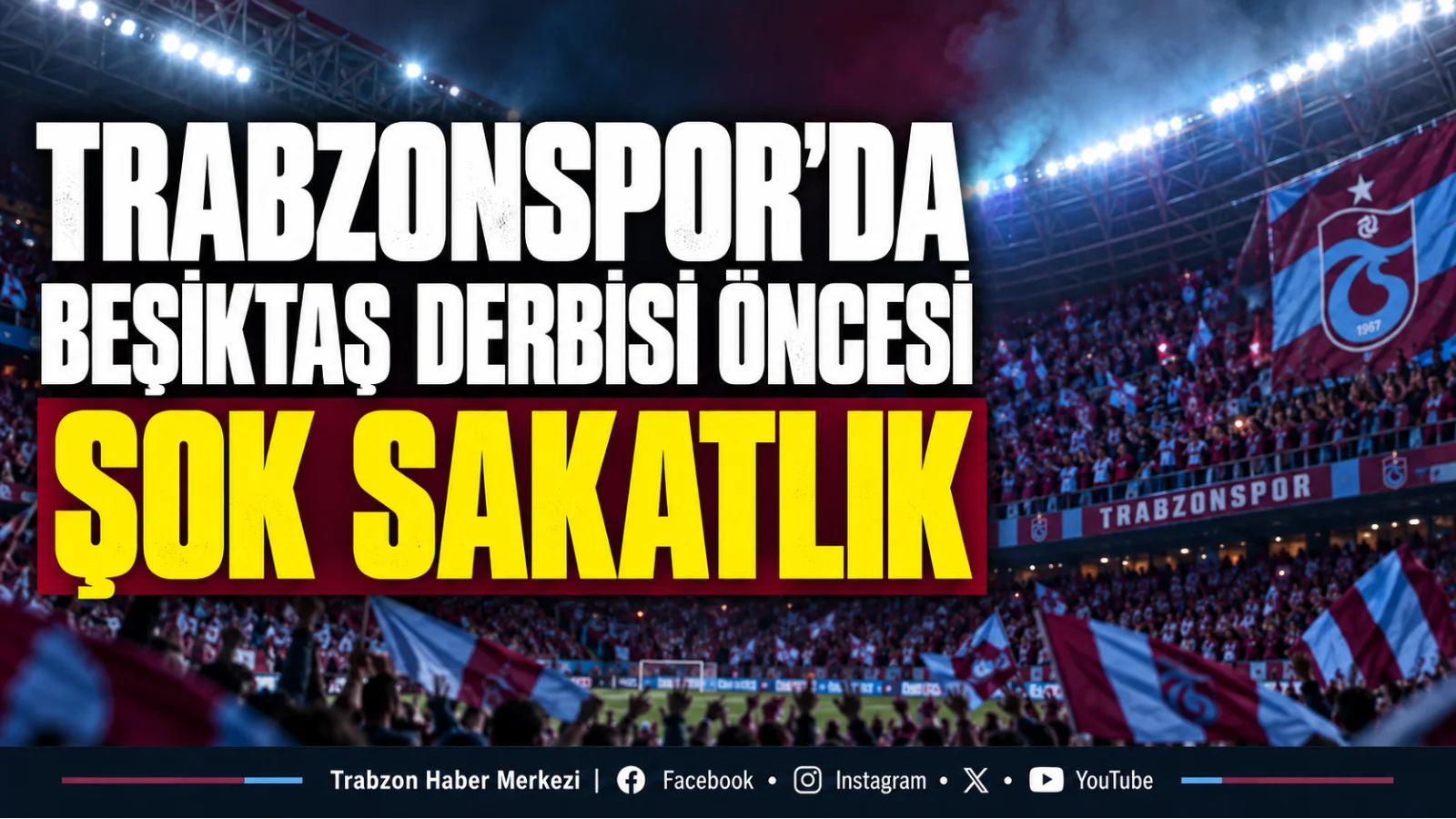Trabzonspor'da şok sakatlık