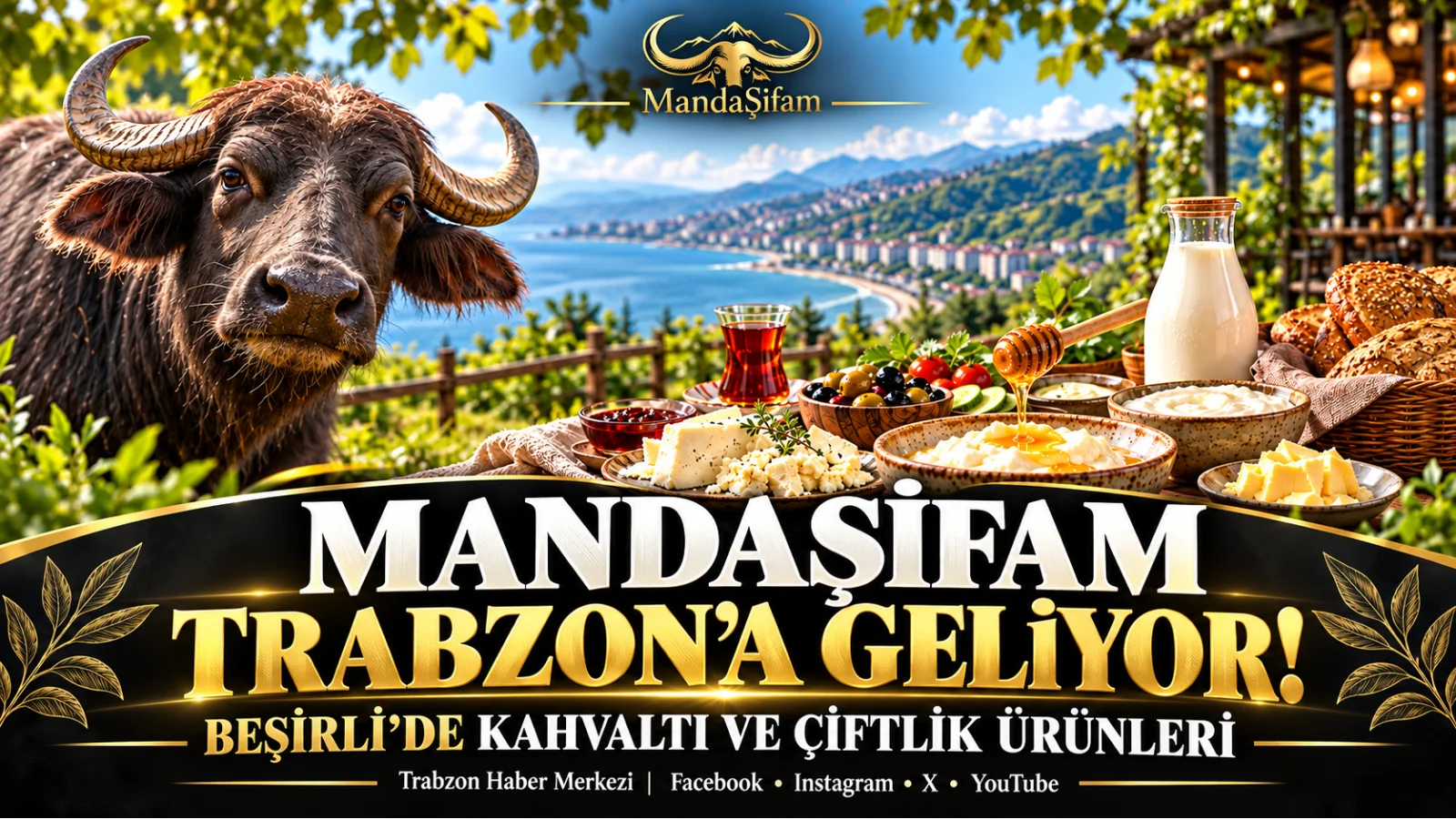 MandaŞifam, Trabzon Beşirli’de kahvaltı ve çiftlik ürünleri sunacak