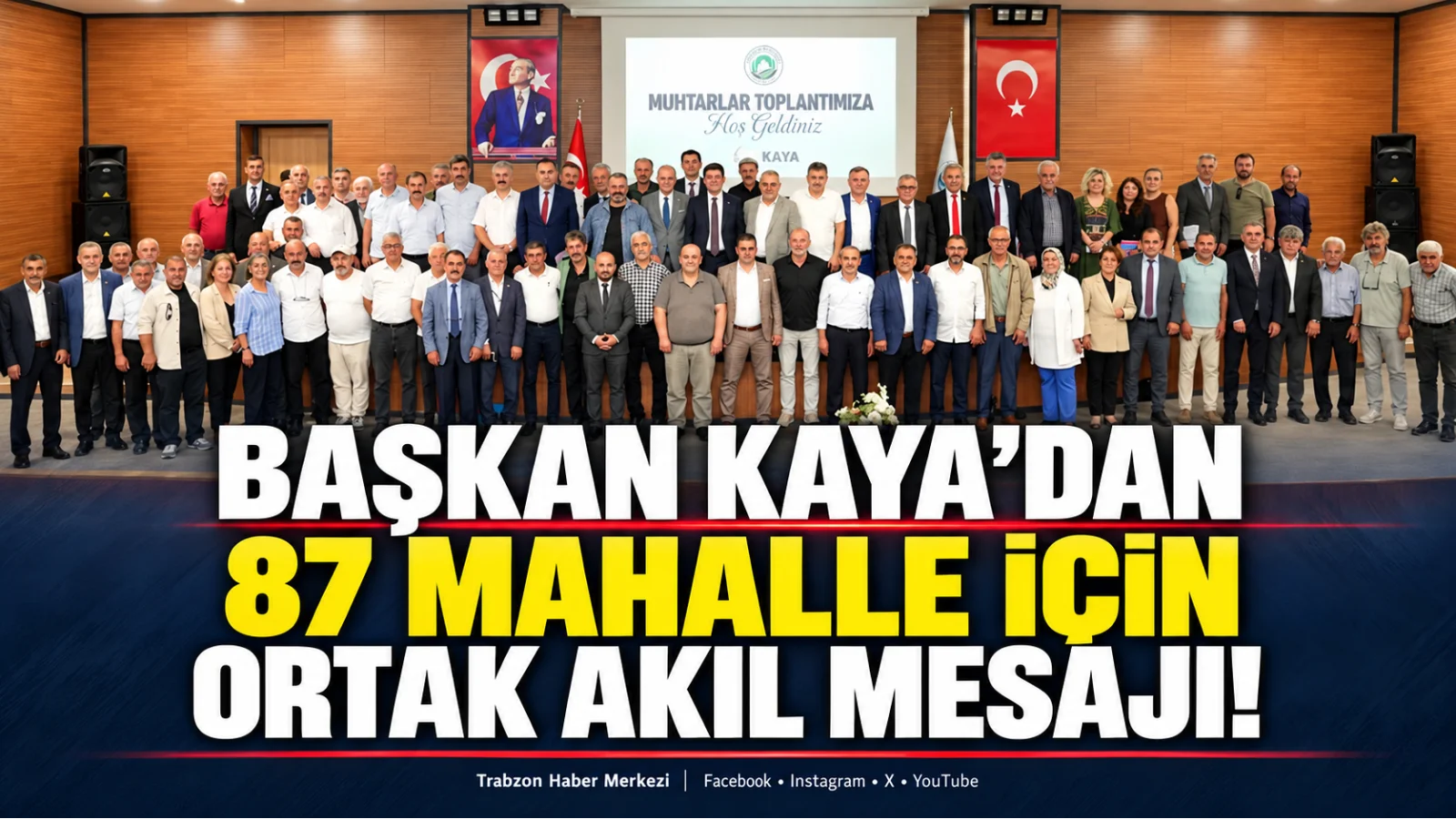 Ahmet Kaya’dan Muhtarlar Günü mesajı: 87 mahalle vurgusu