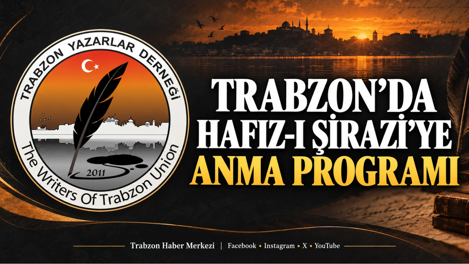 Trabzon’da Hafız-ı Şirazi’yi anma programı düzenlenecek