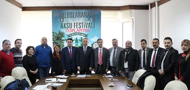 40. Aksu Festivali toplantısı yapıldı