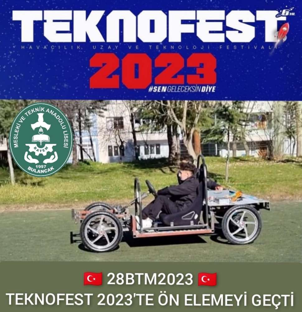 BATEM’in elektrikli arabası TEKNOFEST 2023’te ön elemeyi geçti