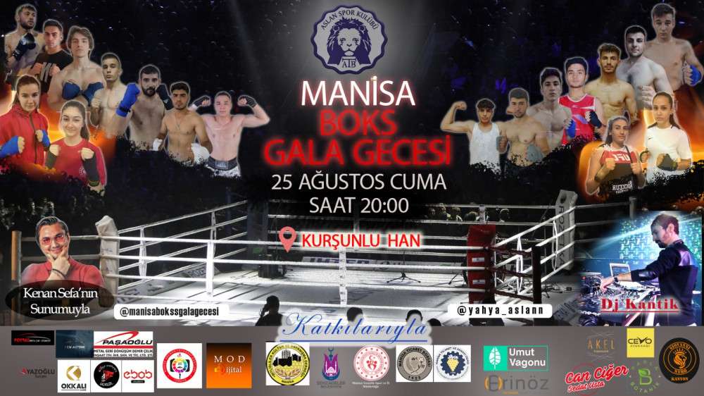 Manisa Boks Gala Gecesi için hazırlıklar tamam
