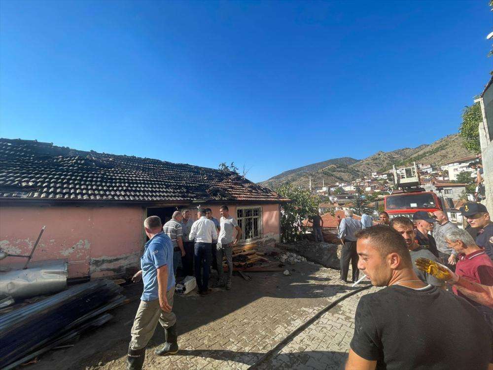 Amasya'da evde çıkan yangın söndürüldü