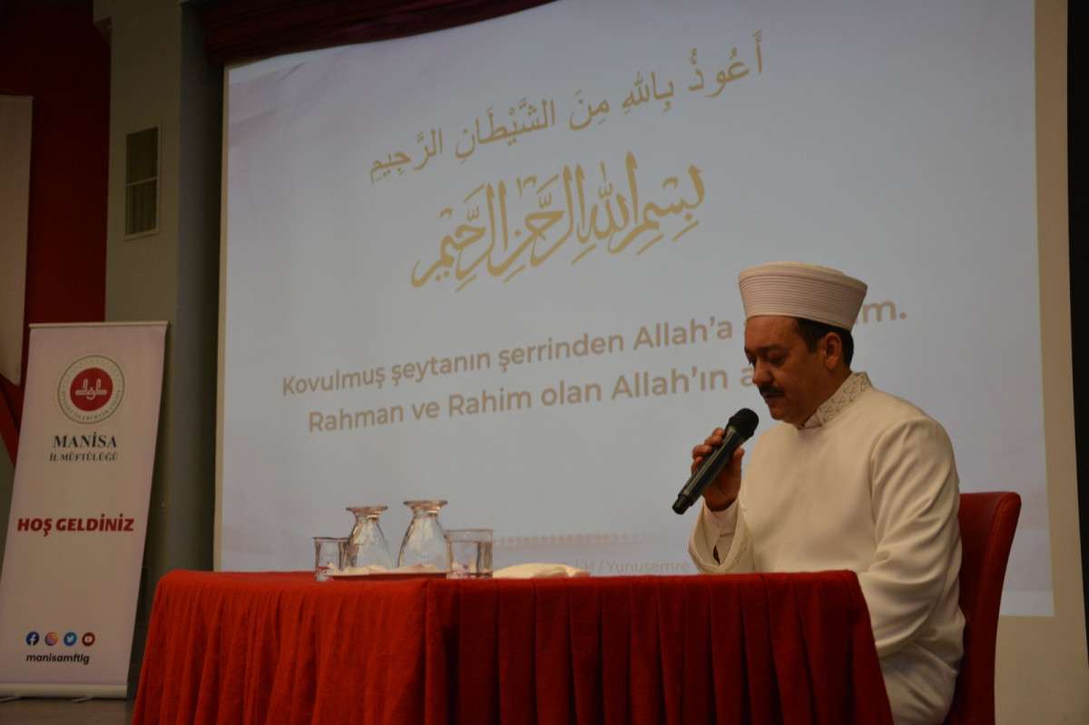 Manisa’da, peygamber iman ve istikamet’ temasıyla program düzenlendi