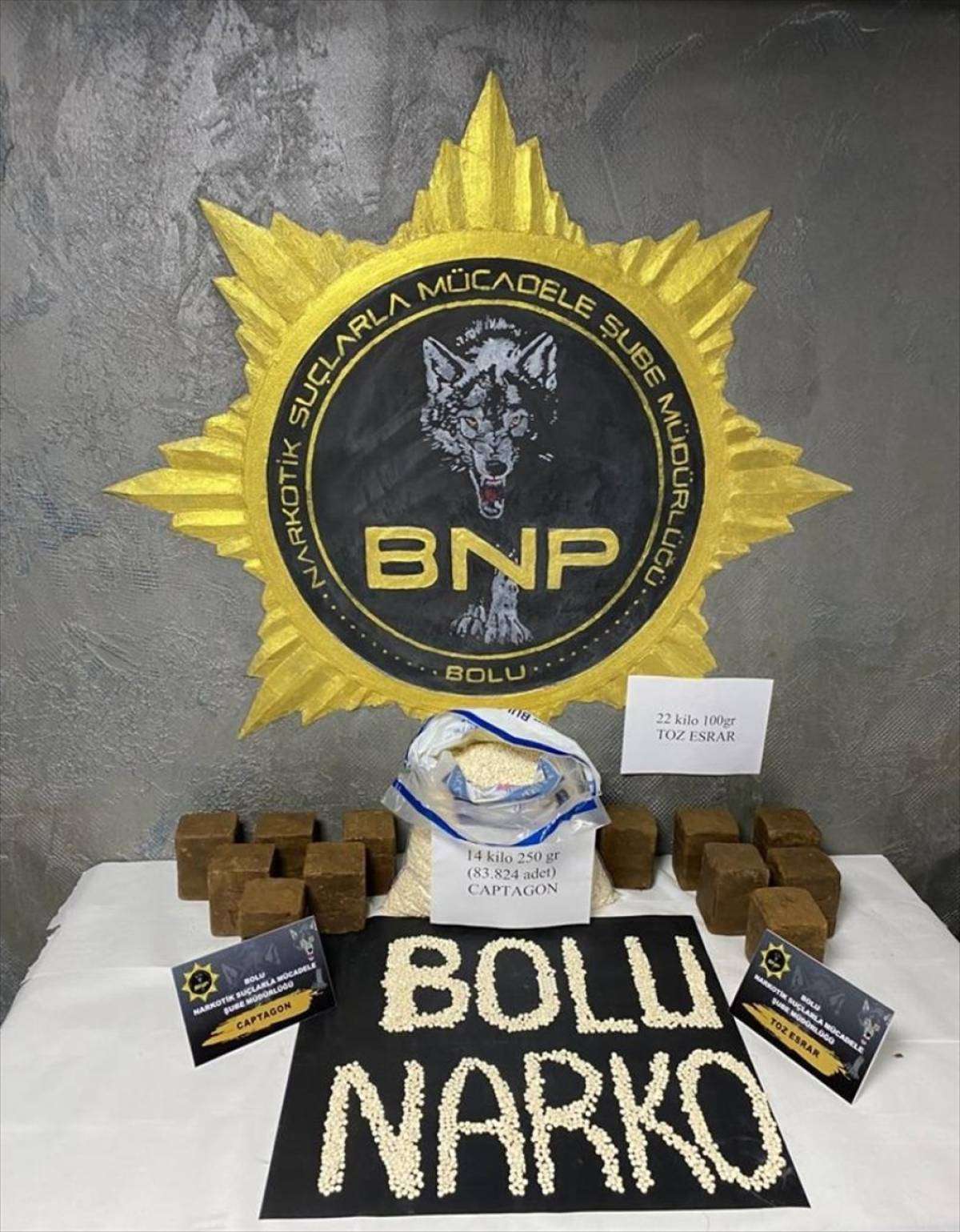 Bolu'da tırın aküsünde 36 kilo 350 gram uyuşturucu ele geçirildi