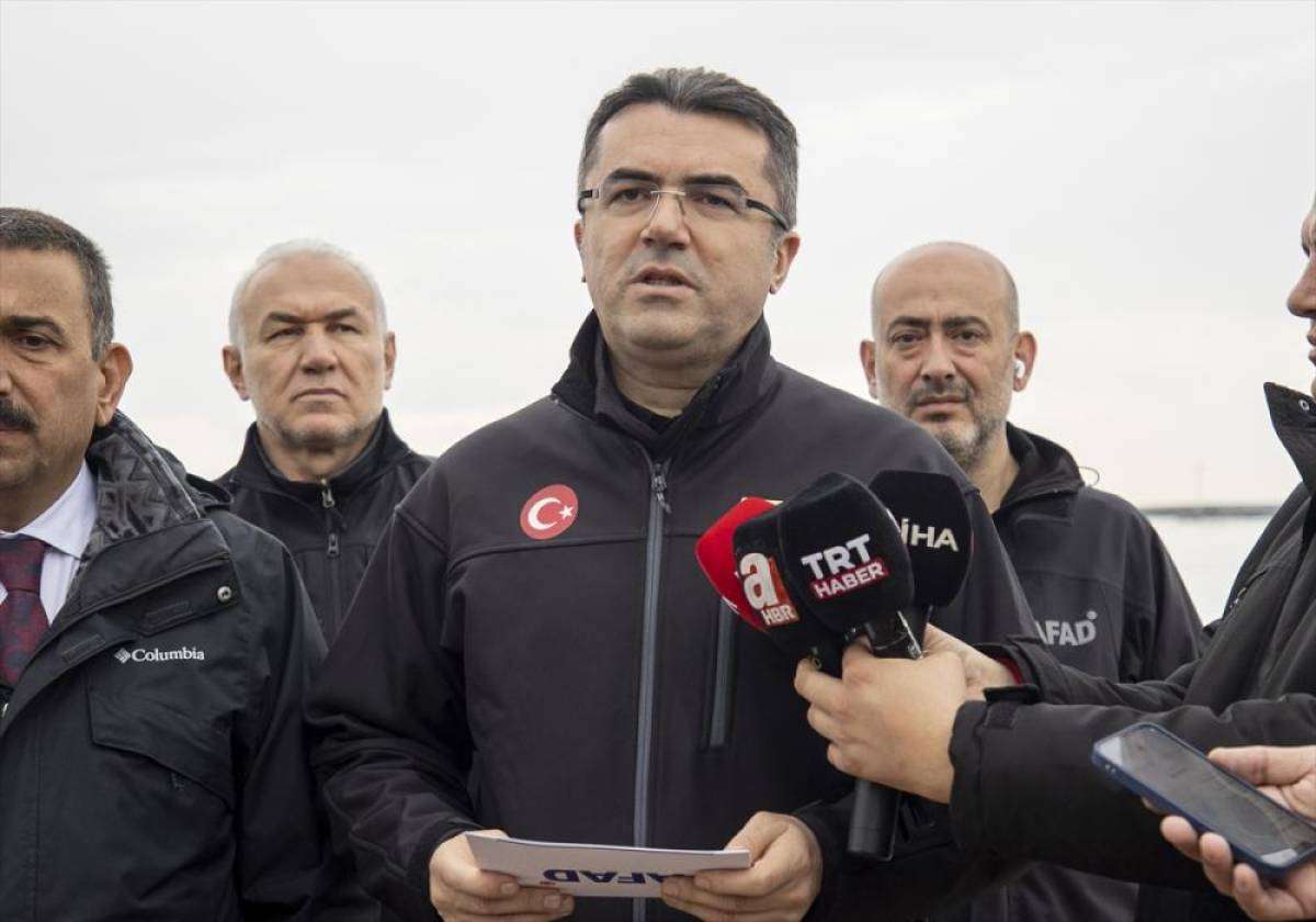 AFAD Başkanı Memiş'ten Zonguldak'ta batan gemiye ilişkin açıklama