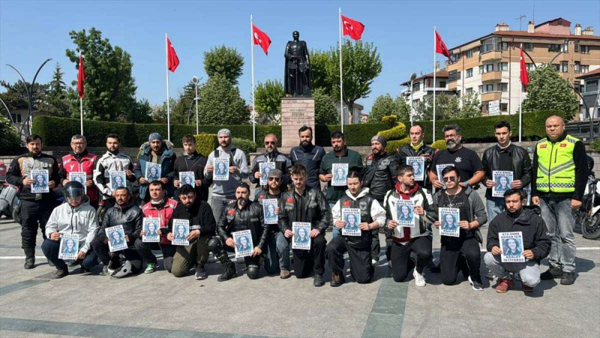 Motokuryeler Balıkesir'deki meslektaşlarının öldürülmesine tepki gösterdi