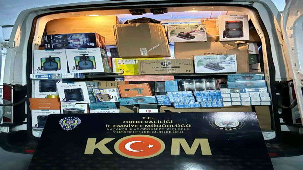 Ordu’da kaçakçılık operasyonları