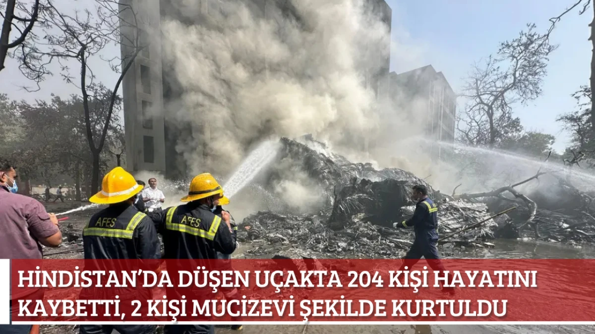 Hindistan’da Düşen Uçakta 204 Kişi Hayatını Kaybetti, 2 Kişi Mucizevi Şekilde Kurtuldu