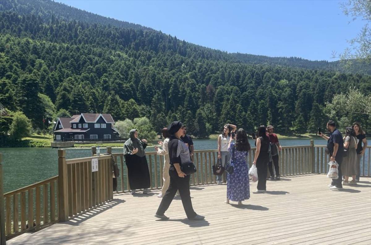 Gölcük Tabiat Parkı hafta sonu ziyaretçilerini ağırladı