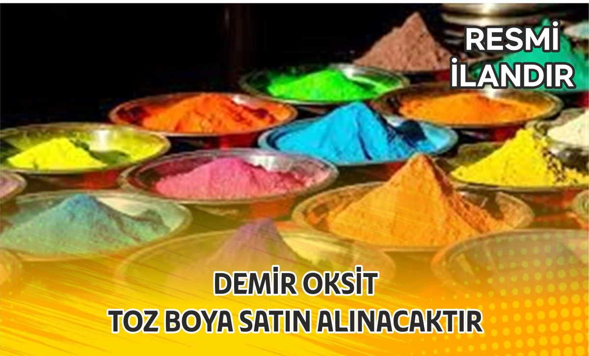 DEMİR OKSİT TOZ BOYA SATIN ALINACAKTIR