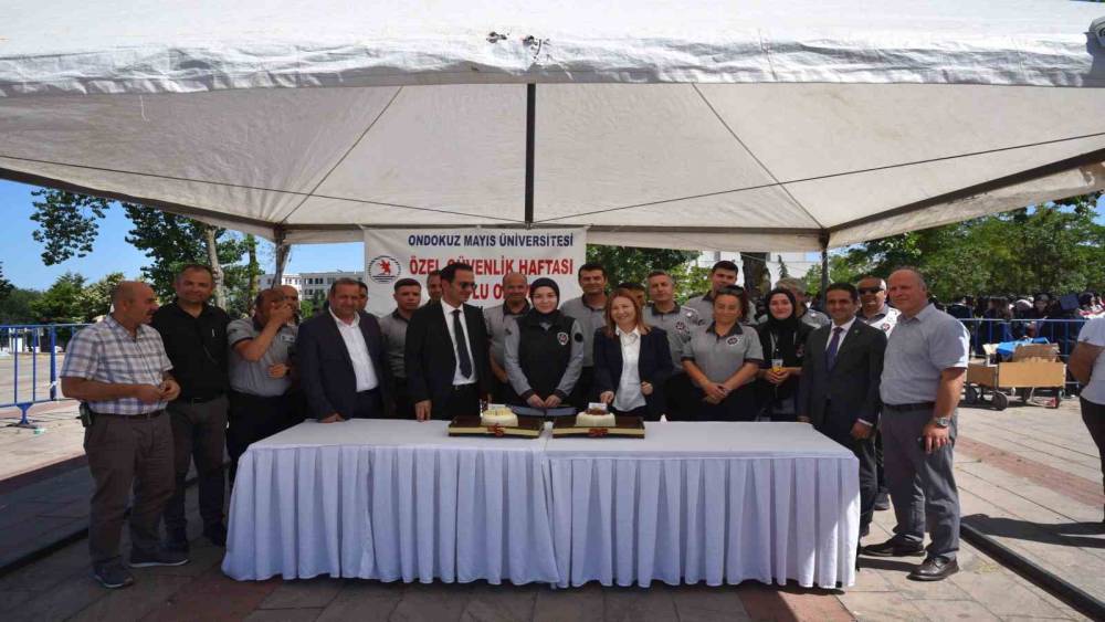 OMÜ’de Özel Güvenlik Haftası kutlandı

