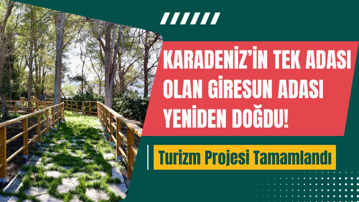 Karadeniz’in Tek Adası Olan Giresun Adası Yeniden Doğdu! 