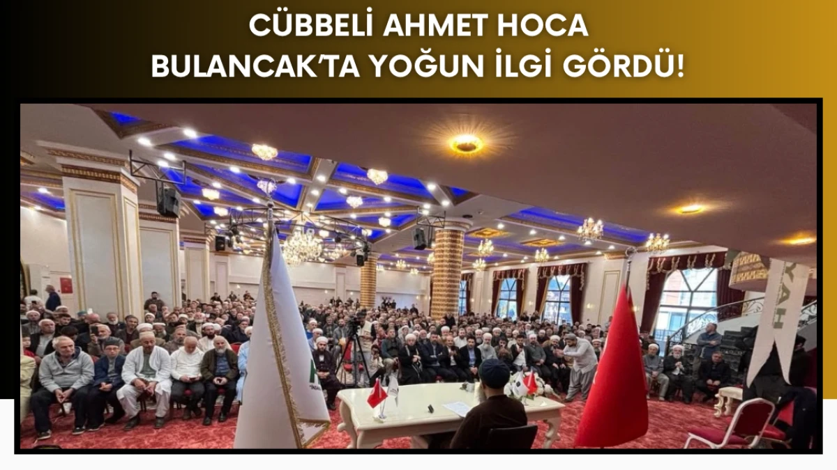 Cübbeli Ahmet Hoca Bulancak’ta Yoğun İlgi Gördü!