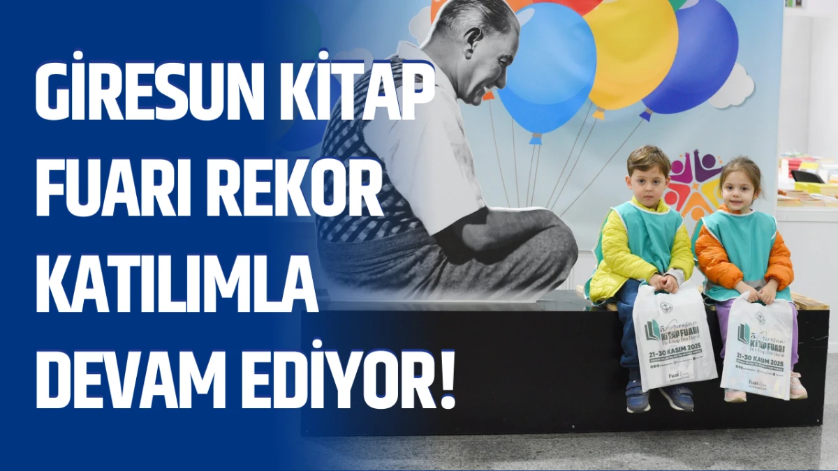 Giresun Kitap Fuarı rekor katılımla devam ediyor!