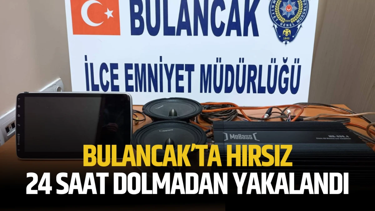 Bulancak’ta hırsız 24 saat dolmadan yakalandı 
