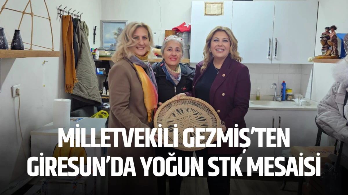 Milletvekili Gezmiş’ten Giresun’da yoğun STK mesaisi