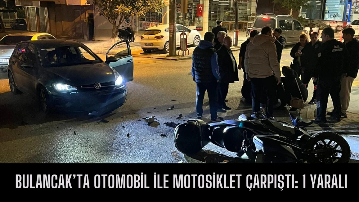 Bulancak’ta Otomobil ile Motosiklet Çarpıştı: 1 Yaralı