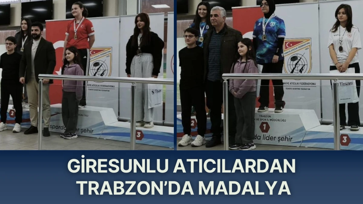 Giresunlu Atıcılardan Trabzon’da Madalya