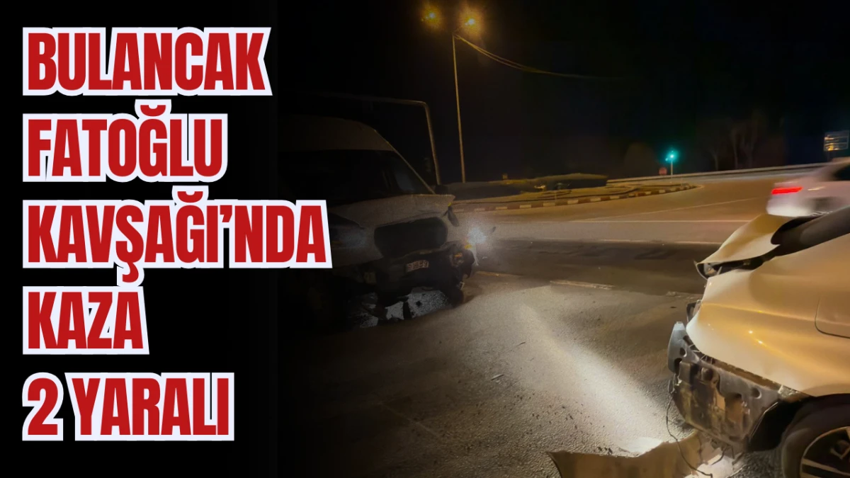 Bulancak Fatoğlu Kavşağı’nda Kaza: 2 Yaralı